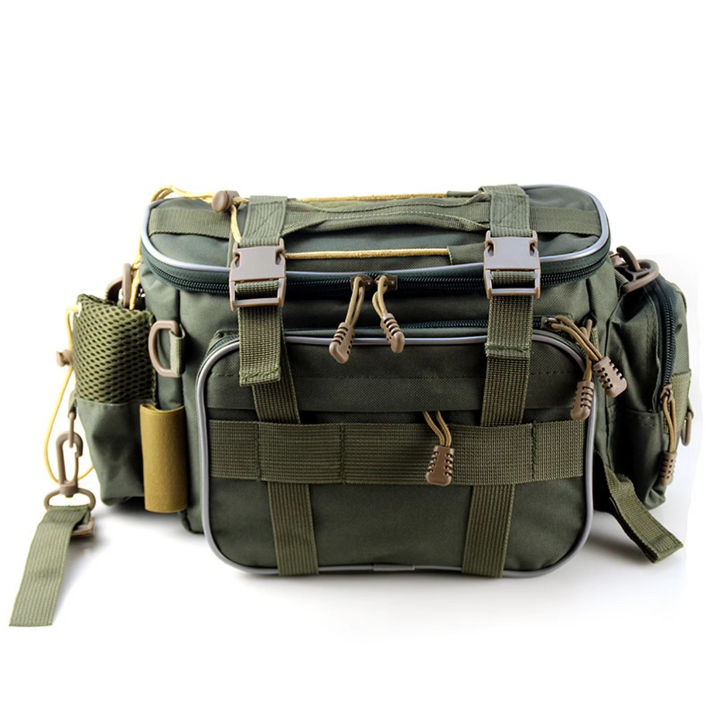 BowLift | Multi-Pocket Fishing Tackle Bag and Gear Organizer Waist Pack Messenger Handbag