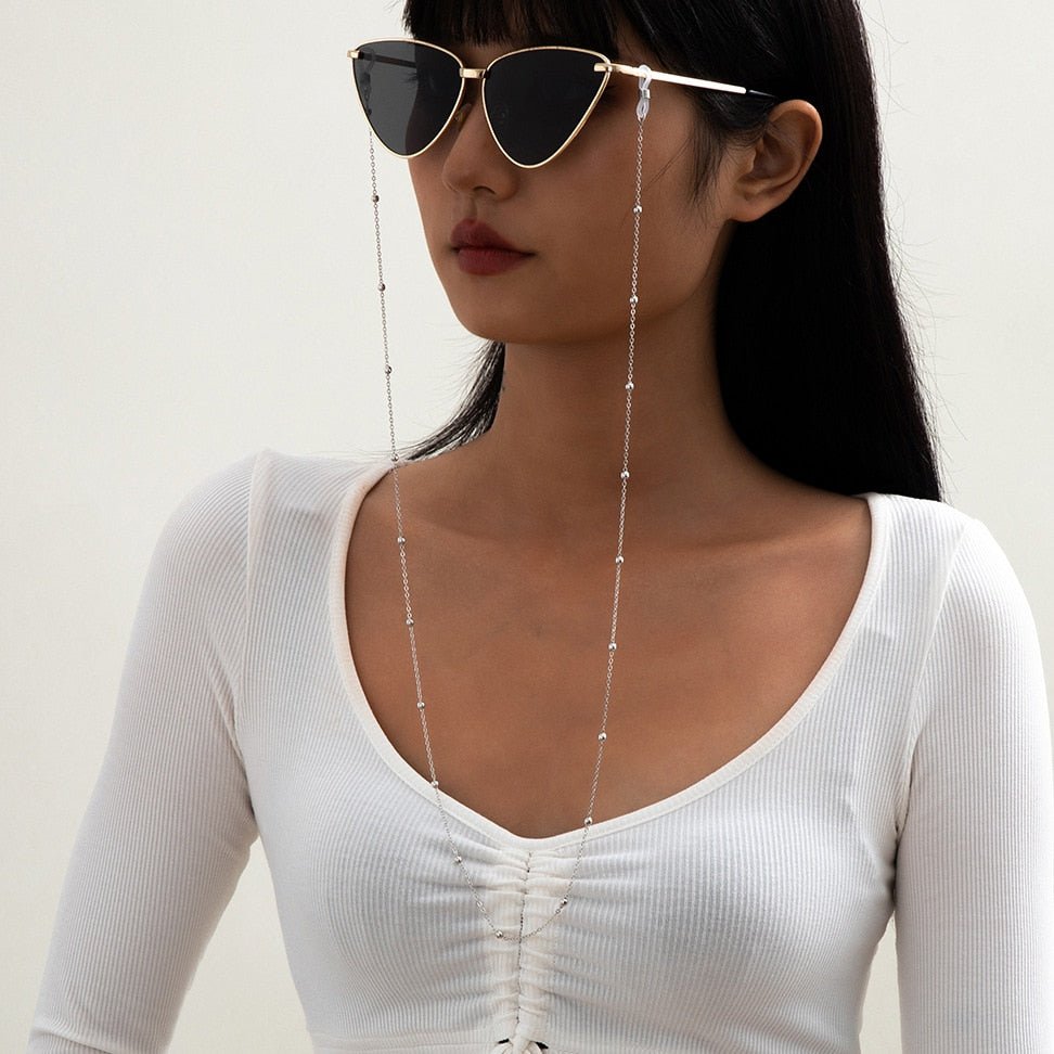Skanto Pearl Sunglass Chain Glasses Holder