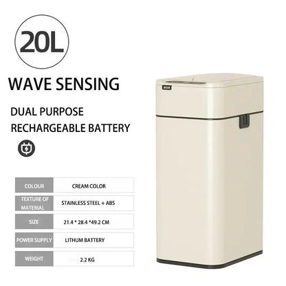 BowLift | Smart Stainless Steel Automatic Sensor Trash Bin
