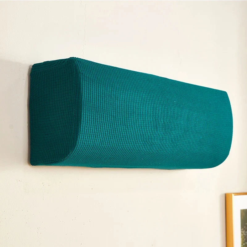 Skanto | Polar Fleece Air Conditioner Cover: Wall-Mounted Dustproof Protection, Easy-Clean Polyester AC Cover for Home Use