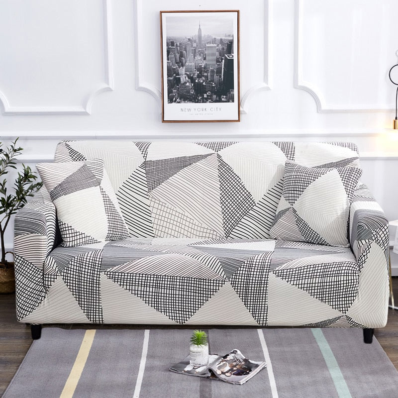 Modern non-slip colorful elastic sofa cover | Brehn