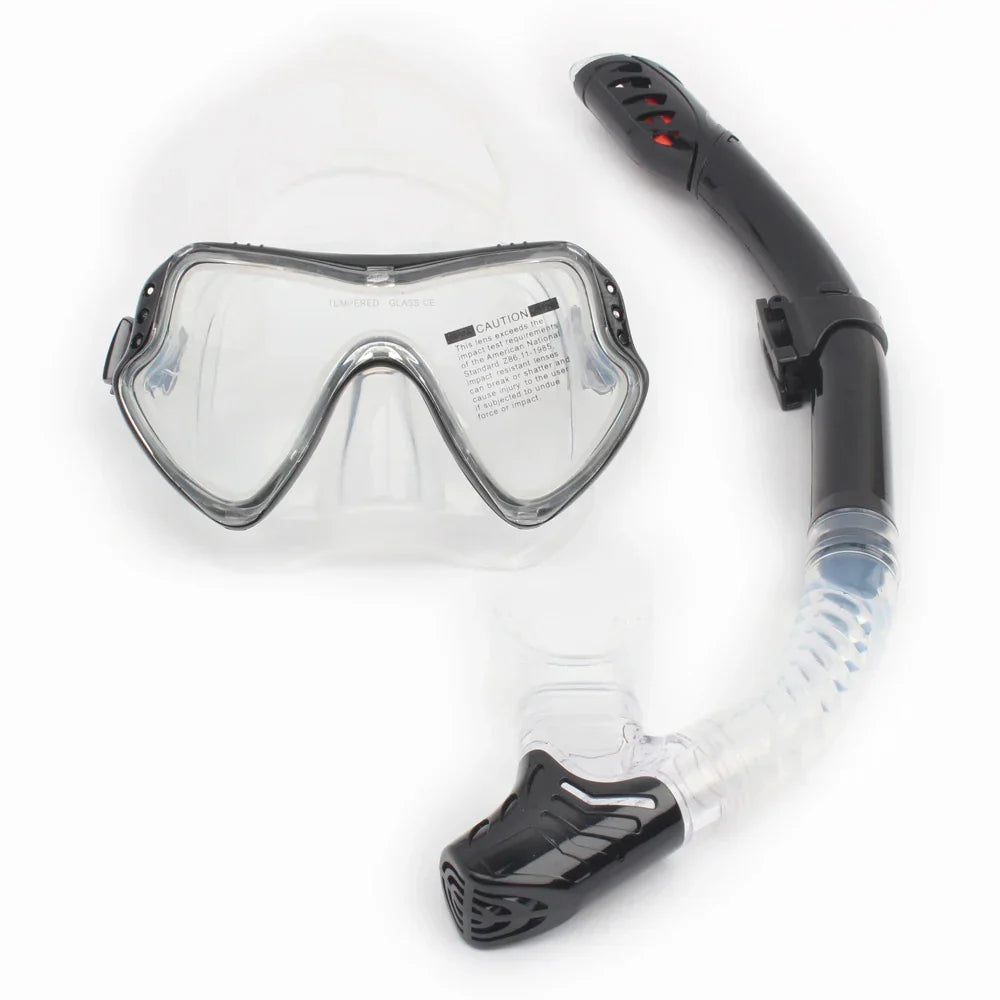 Skanto | Adult Unisex Snorkeling Diving Mask Set with Goggles