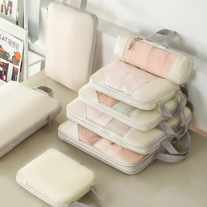 Skanto | PackNest Compression Organizer Set | 5-Piece | Space-Saving & Water-Repellent | Ideal for Travel & Everyday Use