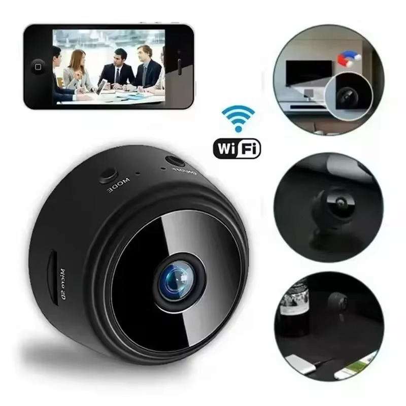 BowLift | Mini 1080p HD Wireless Security Camera with Night Vision and Audio