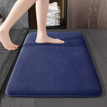 BowLift | Ultra-Absorbent, Anti-Slip Luxurious Coral Velvet Bath Mat