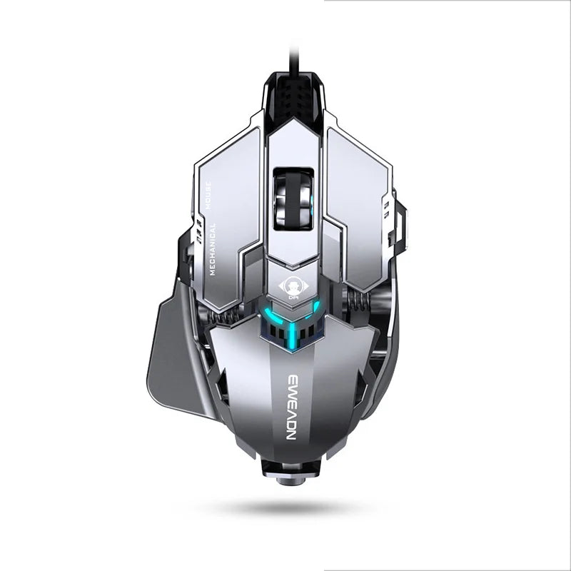 Brehn | Ergonomic RGB Mechanical Metal Wired Gaming Mouse