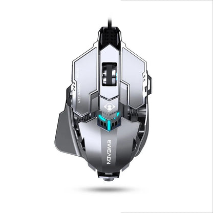 Brehn | Ergonomic RGB Mechanical Metal Wired Gaming Mouse