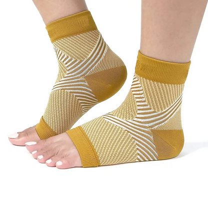 Night compression socks for Plantar Fasciitis with heel and arch support
