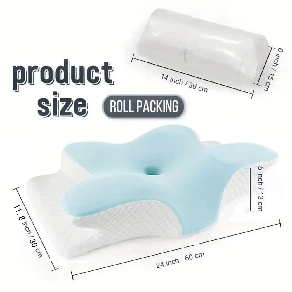 Skanto Skanto | Butterfly Memory Foam Ergonomic Pillow