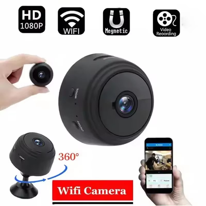 BowLift | Mini 1080p HD Wireless Security Camera with Night Vision and Audio