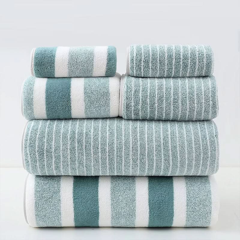 BowLift | LUXORA – 8-piece towel set made of microfiber, soft, highly absorbent & quick-drying