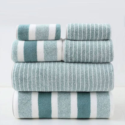 LUXORA – 8-piece microfiber towel set, soft, highly absorbent and quick-drying