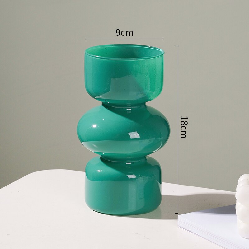 Skanto | Glass Animal Vase - Multicolor
