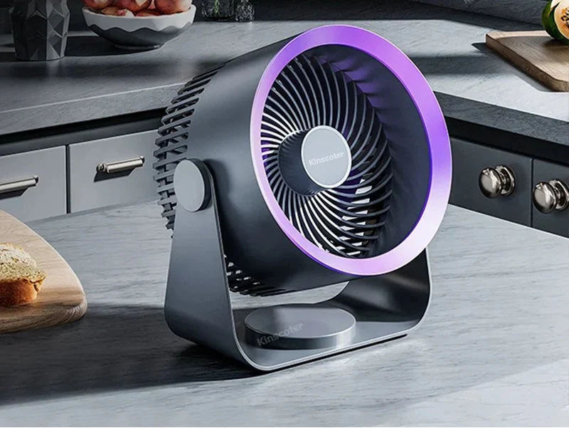 Luna Wall and Table Fan – Cordless, whisper-quiet USB-C Fan with 3 Speeds | Bowlift
