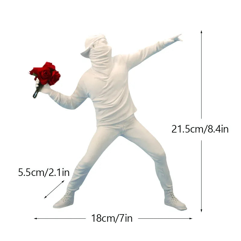 Banksy-inspired sculpture collection