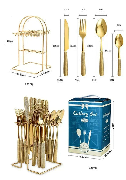 Brehn | Stylish Luxury Stainless Steel Cutlery Set for Every Meal