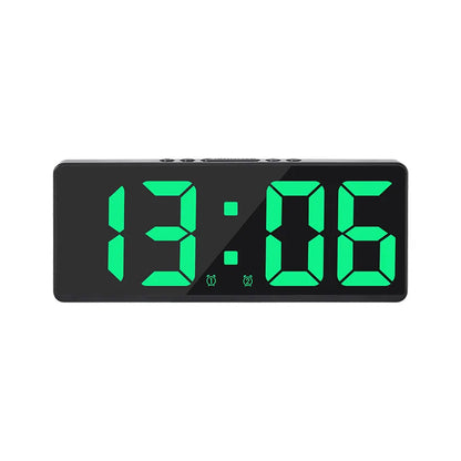 Sandsberg LED Alarm Clock with Voice Control | Silent Night Mode | Modern Design