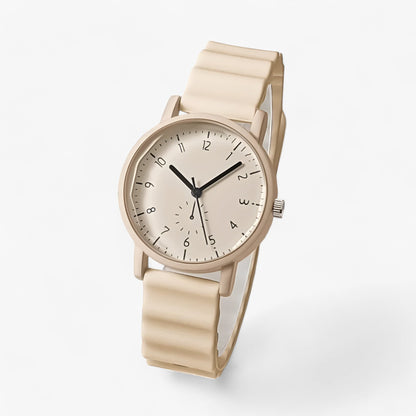 Skanto | Mina Jelly Watch – Colorful Quartz Watch with Elegant Silicone Wave Strap