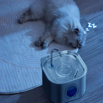 Skanto | Skanto Felindra Cat Water Fountain | Stainless Steel | Flowing Water for Better Hydration | Quiet & Hygienic | 2,5 L Capacity