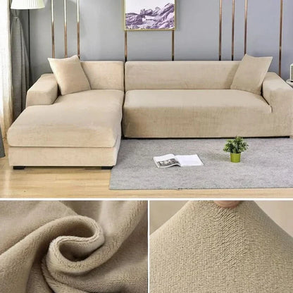 Skanto | PlushFit - High-Quality Stretch Velvet Sofa Cover