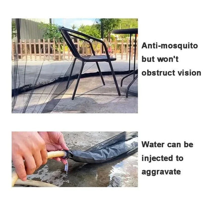 BowLift | Mosquito net for parasols up to 4m with zip fastener