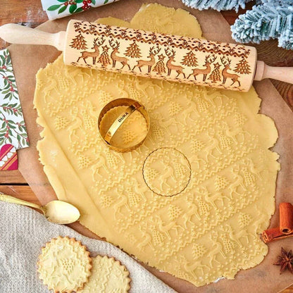 Skanto | Wooden Embossing Rolling Pins