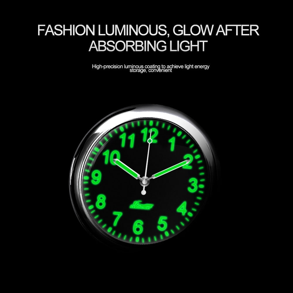 BowLift | Stick-On Car Dashboard Luminous Clock