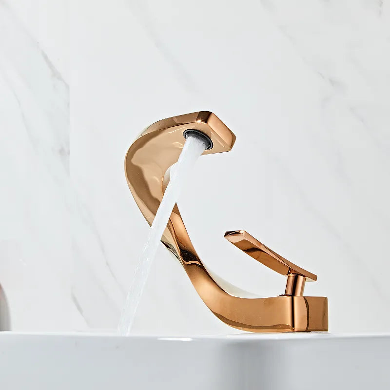 BowLift | Nordic Arch Artistic Deck Mounted Faucet