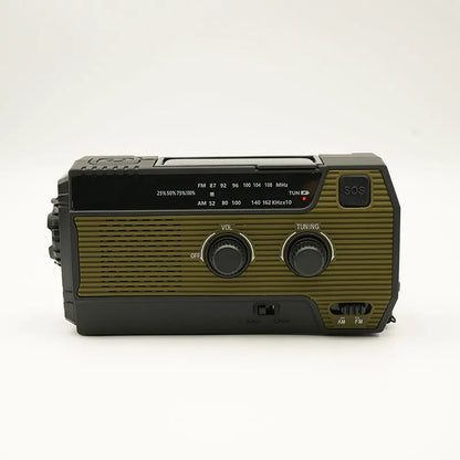 Emergency solar radio