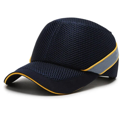 Skanto | Red Safety Bump Cap - Helmet with Hard ABS Inner Core for Head Protection at Home, Work, and Factory