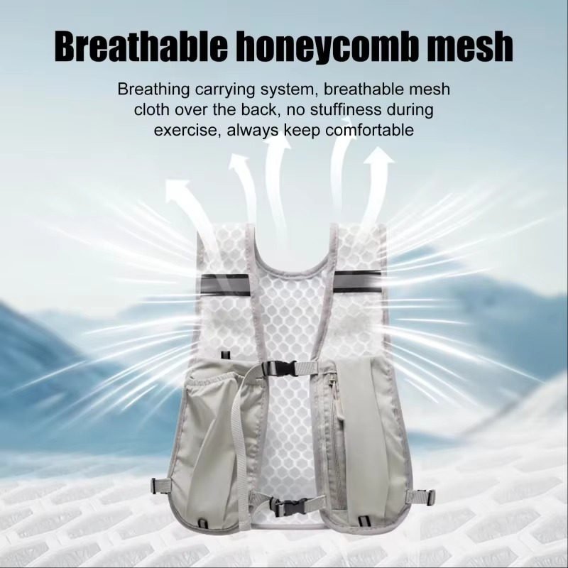 BowLift | Running Hydration Vest With Reflective Strips And Breathable Mesh Design