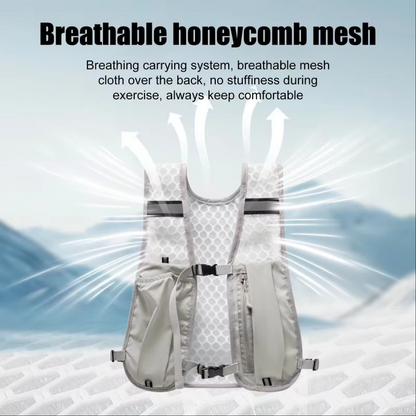 BowLift | Running Hydration Vest With Reflective Strips And Breathable Mesh Design
