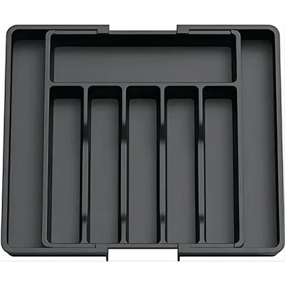 Skanto | Modulora Cutlery Drawer Insert | Expandable Cutlery Organizer | Adjustable PP Storage System | 38×35 cm