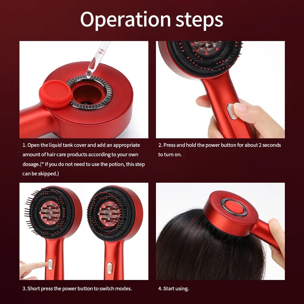 BowLift | Portable Electric Scalp Massage Comb