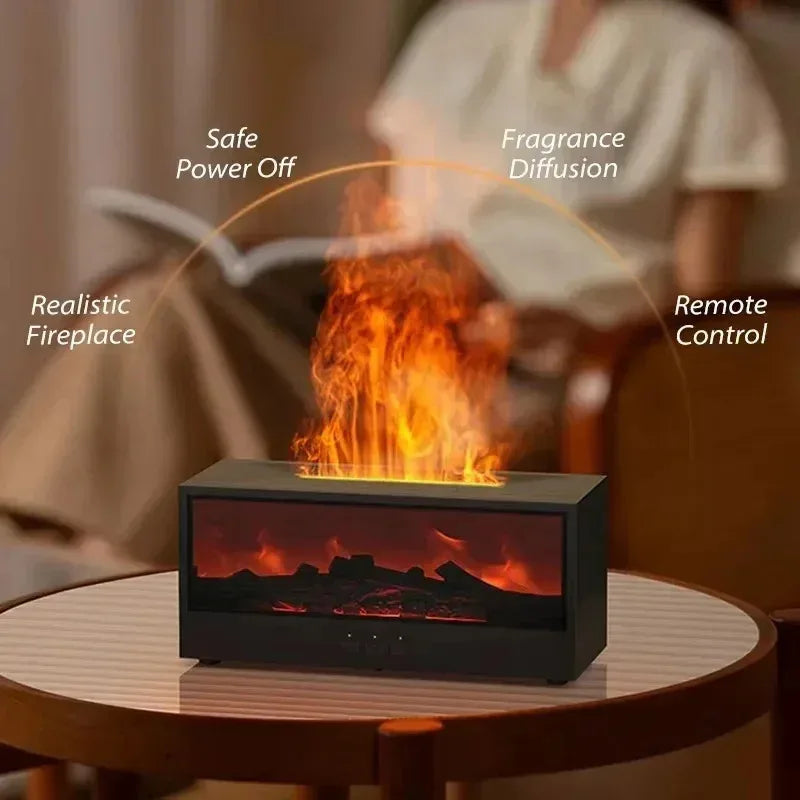 Fireplace Flame Mist Humidifier | Skanto