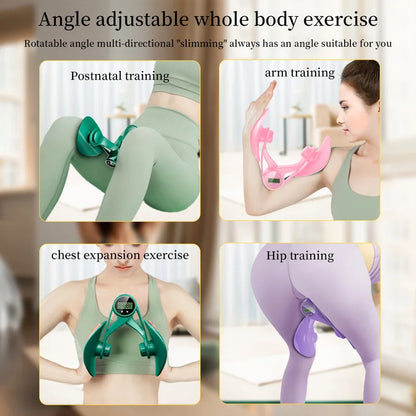 Adjustable inner thigh and pelvic floor trainer – compact fitness device | Bowlift