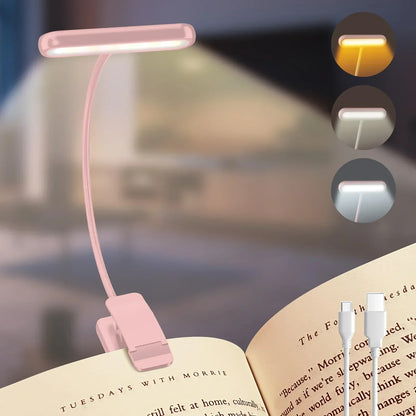 Skanto | Skanto FlexiRead Reading Lamp | USB Rechargeable | 3 Light Colors & Dimmable | Clamp & Flexible Arm
