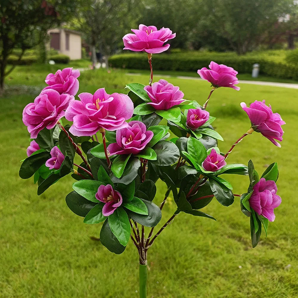 BowLift | Solar Garden Lamp Lumosia | LED Azaleas | Weatherproof & Wireless | 8h Light Time