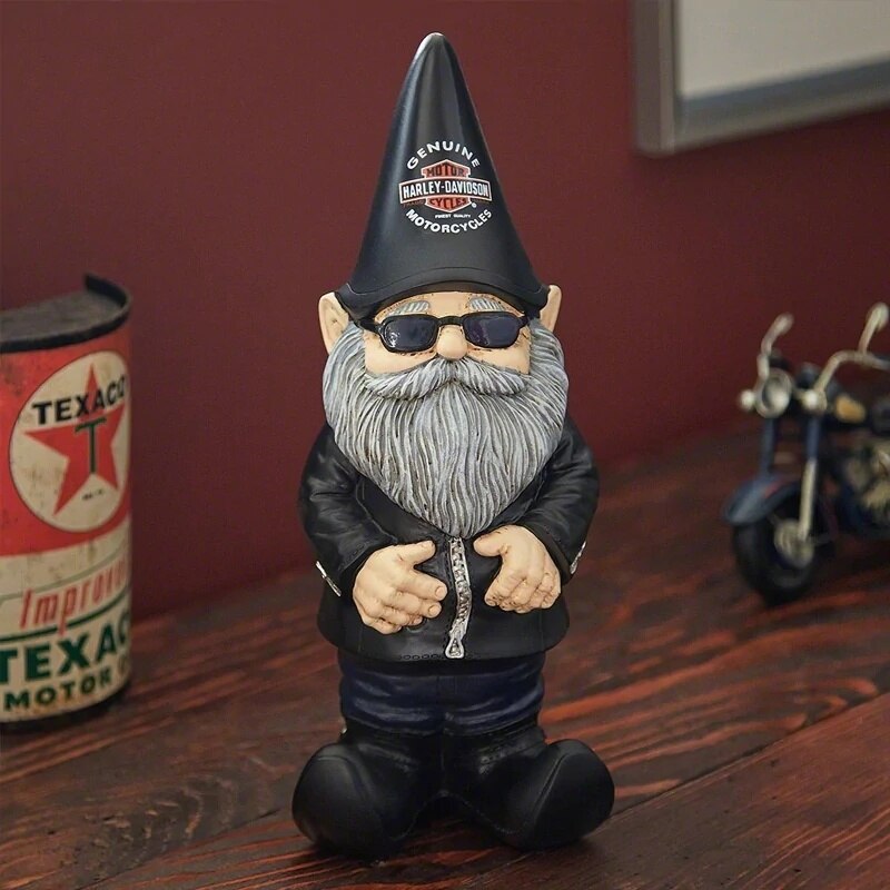 BowLift | Charming Locomotive Gnome Garden Ornament