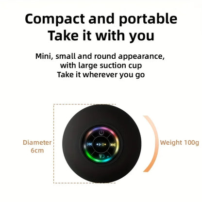 Soundplash Shower Speaker | Waterproof & Wireless | With Suction Cup & Bluetooth 5.0