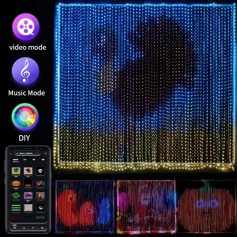 Skanto | Smart LED Curtain String Lights