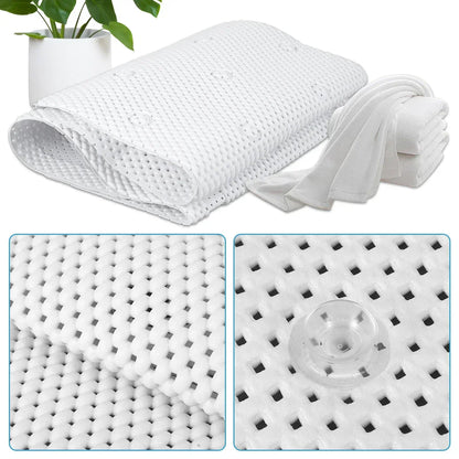 HydroComfort Non-Slip Bathtub Mat with Pillow Bowlift