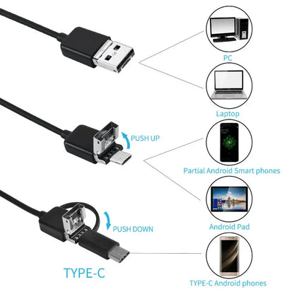 Skanto | Waterproof USB Endoscope Inspection Camera