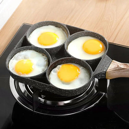 BowLift | QuickCook - Frying pan with more sections and transparent handle