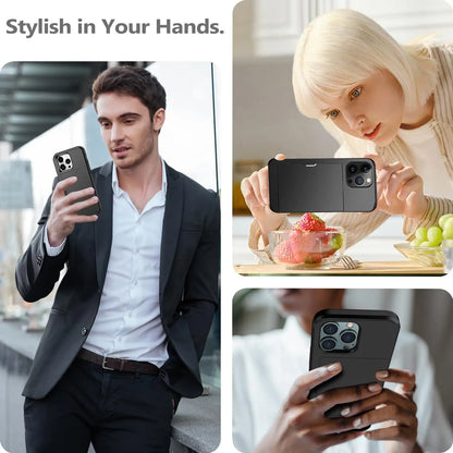 Karnz | LuxShield iPhone Case with Card Holder | Slim Design | Card Storage | Protection & Style