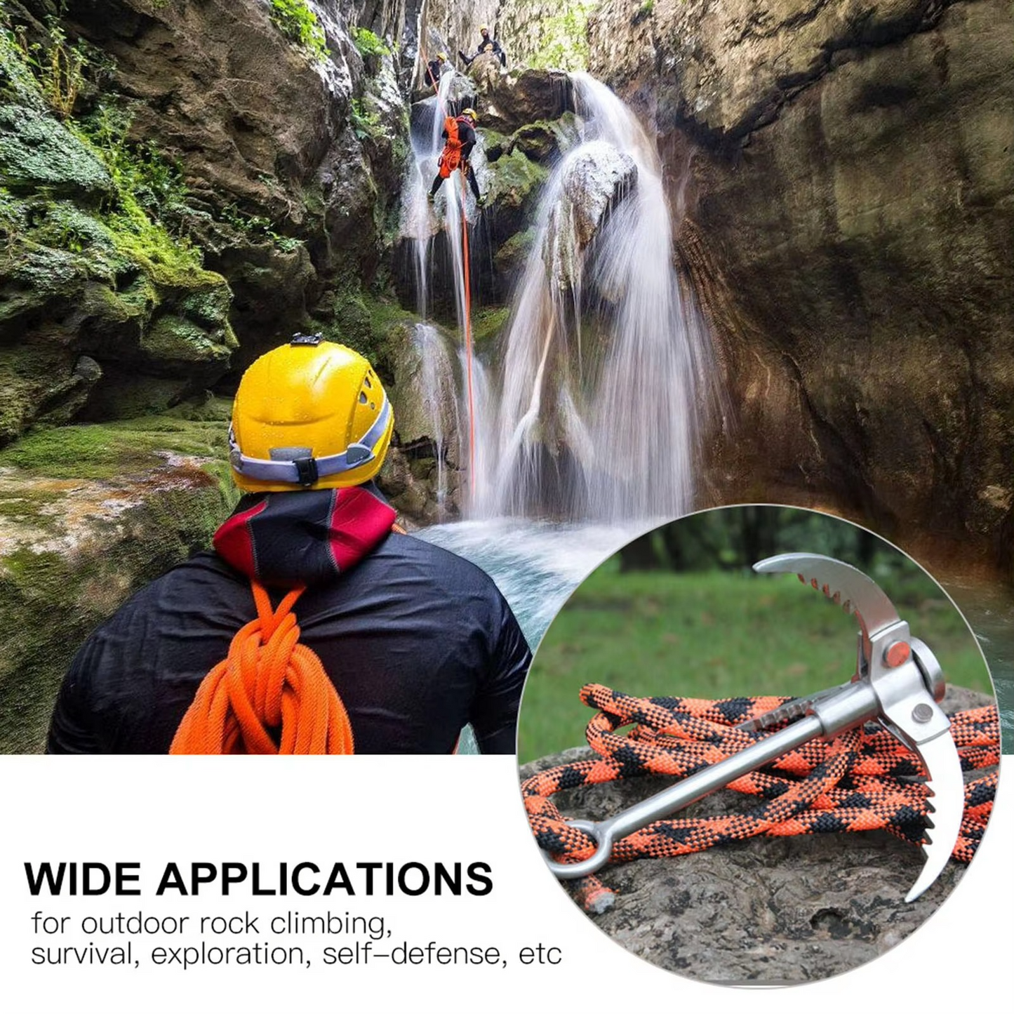 BowLift | Stainless Steel Compact Folding Grappling Hook & Climbing Claw