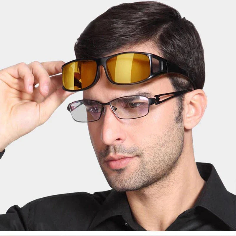 Night glasses with GlareCut technology (Safe driving at night)