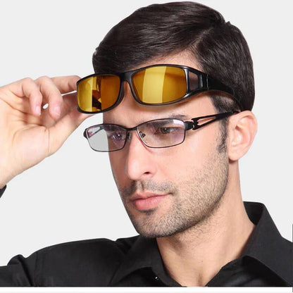 Night glasses with GlareCut technology (Safe driving at night)
