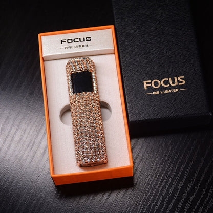 Brehn | Sparkle Stone Rhinestone Rechargeable Portable Lighter