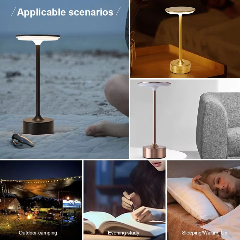 Skanto | USB Rechargeable LED Touch Sensor Table Lamp